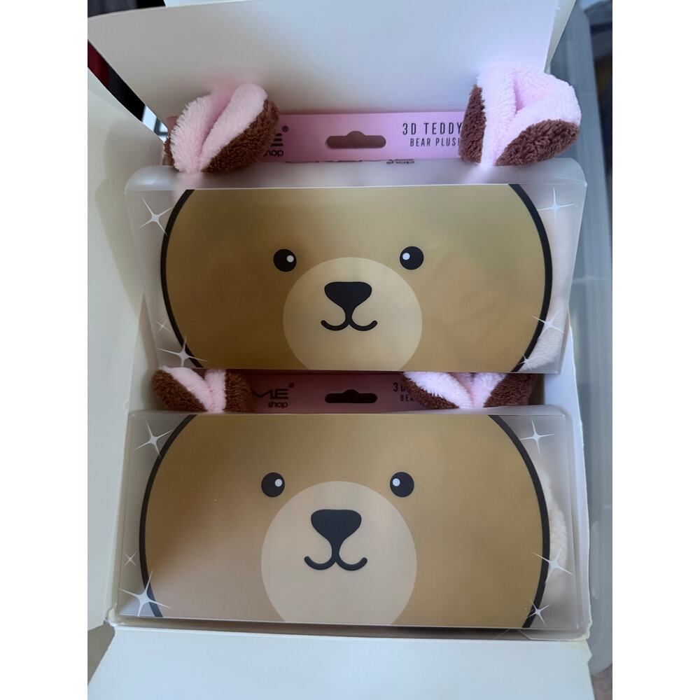(2 Pk) The Crème Shop Teddy  Headband (Bear) NWT